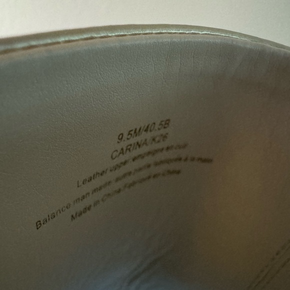 KARL LAGERFELD Paris Carina Slip On Open Toe Wedge Sandals Women’s 9.5 LIKE NEW - Picture 9 of 10